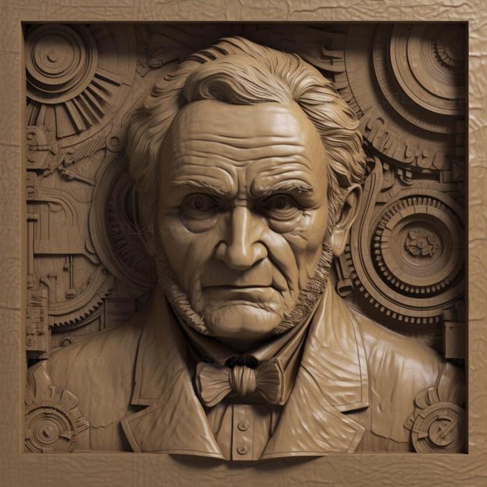 Famous (Charles Babbage 3, 3DFMS_8262) 3D models for cnc